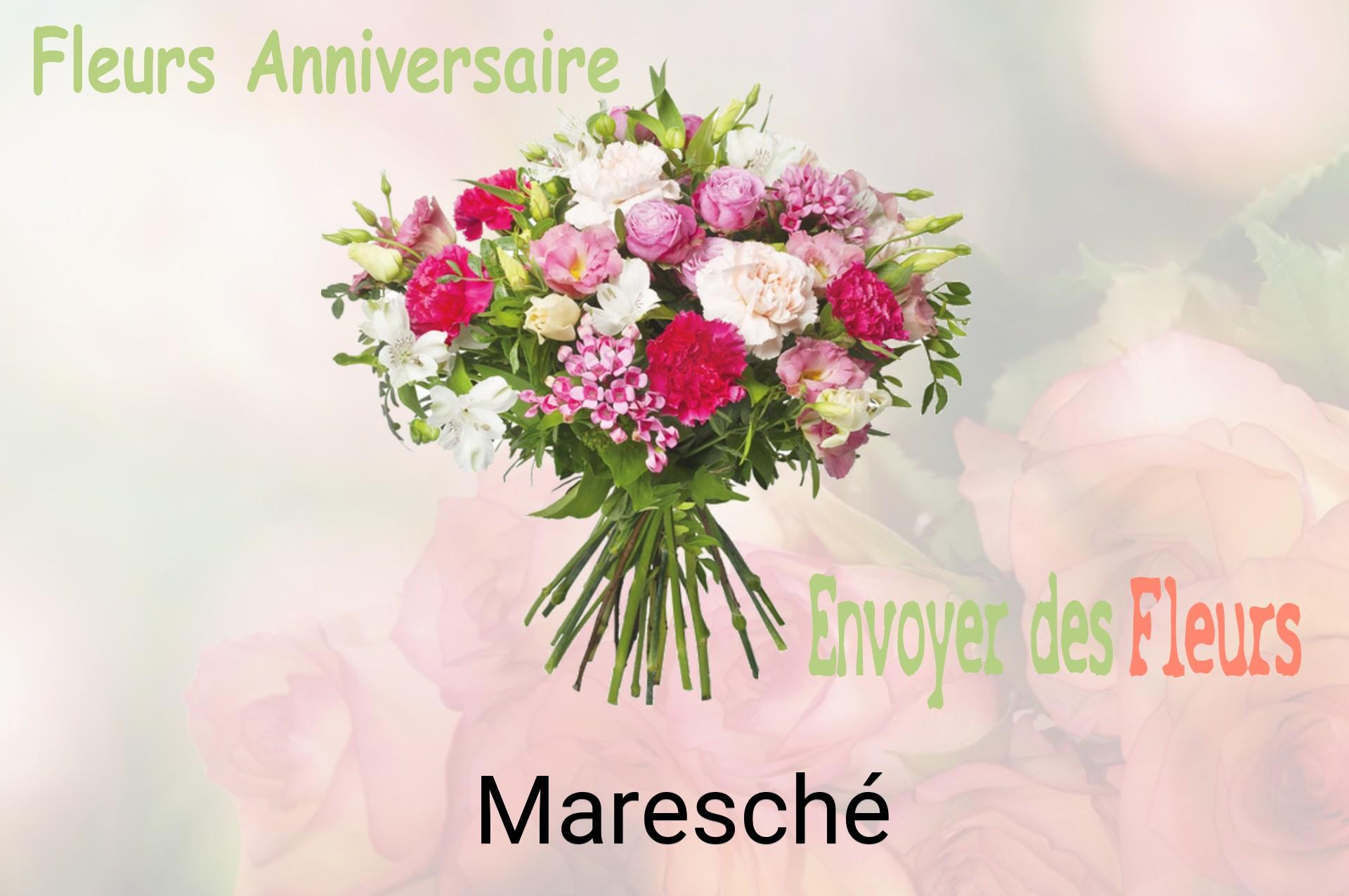 Bouquet de fleurs d’anniversaire livré à Maresché